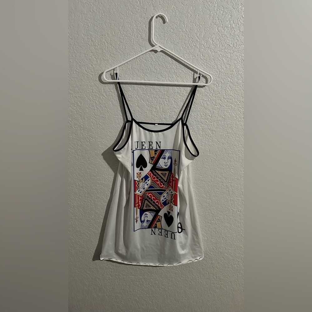 Queen of Spades Graphic Tank Top